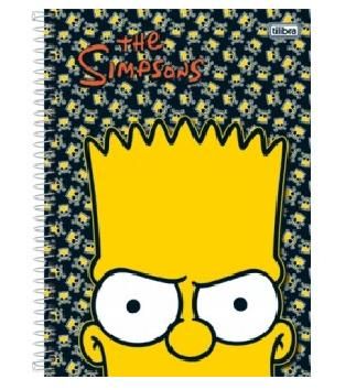 Caderno Universitário Espiral Tilibra Simpsons