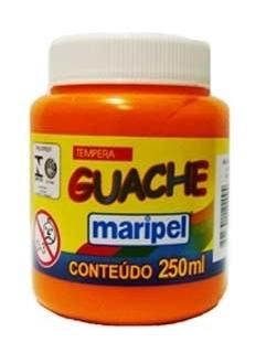 Tinta Guache Maripel Laranja 250Ml