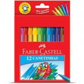 Caneta Hidrográfica Faber Castell c/ 12 cores