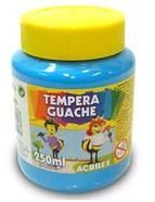 Tinta Guache Acrilex Azul Celeste 250Ml