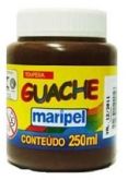 Tinta Guache Maripel Marrom 250Ml