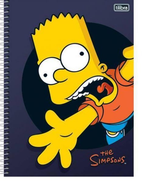 Caderno Universitário Espiral Tilibra Simpsons