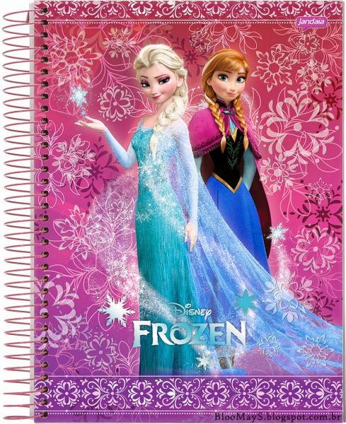 Caderno Universitário Espiral Jandaia Frozen