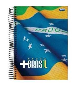 Caderno Universitário Espiral Jandaia - Mais Brasil