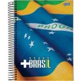 Caderno Universitário Espiral Jandaia Mais Brasil