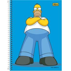 Caderno Universitário Espiral Tilibra Simpsons