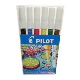 Caneta Hidrográfica Pilot Color Pen c/ 6 Cores