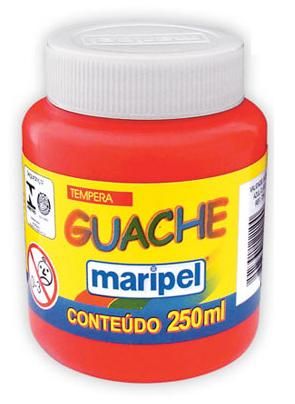 Tinta Guache Maripel Vermelho 250Ml