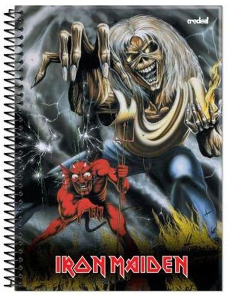 Caderno Universitário Espiral Credeal Iron Maiden